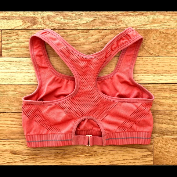 Champion sports bra in coral orange color, size S - Picture 2 of 5